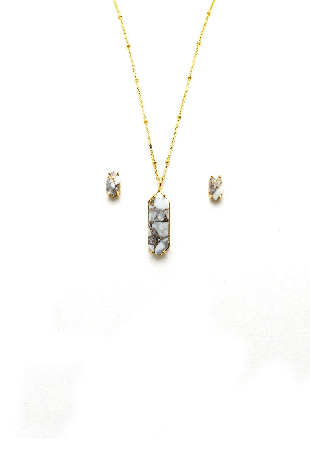 Hidden Treasures Necklace & Earrings Set - QUEENS JEWELS