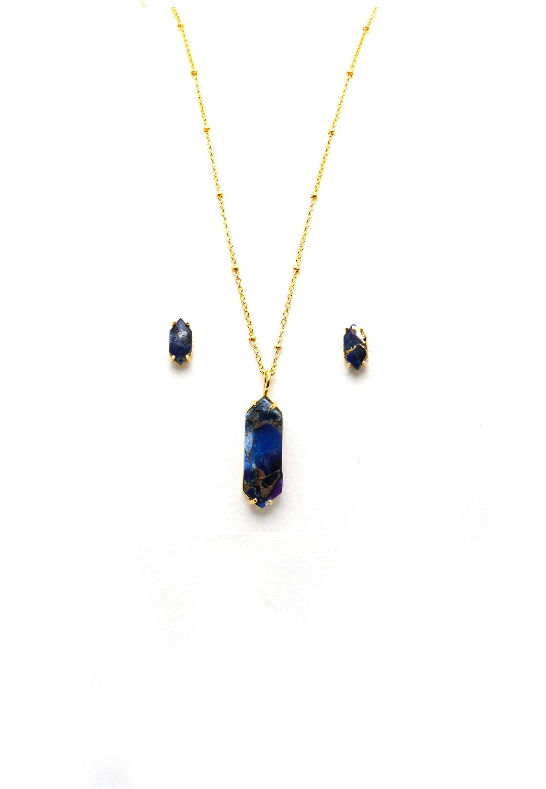 Hidden Treasures Necklace & Earrings Set - QUEENS JEWELS