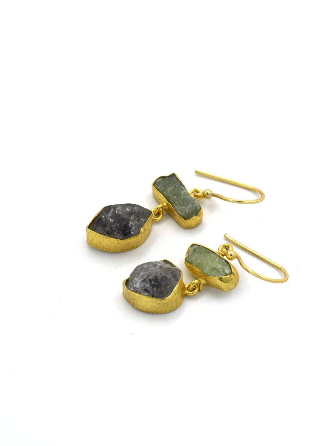 Dainty Two Stone Earrings - QUEENS JEWELS